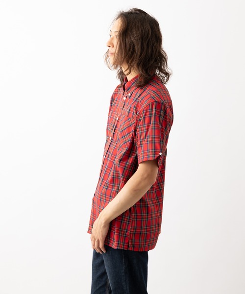 merc london(メルクロンドン)の「Merc London メルクロンドン タータンチェックボタンダウンシャツ(シャツ/ブラウス・メンズ・ネイビー/レッド・X-LARGE/XXX-LARGE)」の14枚目の写真
