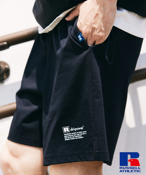 Russell Athletic(ラッセルアスレティック)の「吸水速乾 RUSSELL ATHLETIC 別注 DRI-POWER(R) ショーツ(その他パンツ・メンズ・チャコールグレー/ブラック/ライトブルー・SMALL/MEDIUM/LARGE)」の2枚目の写真