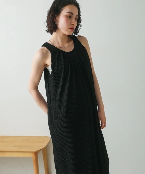 Bou Jeloud（ブージュルード）の「ジャガードフレアワンピース（ワンピース・レディース・ブラック/カーキ/イエロー・38）」の20枚目の写真