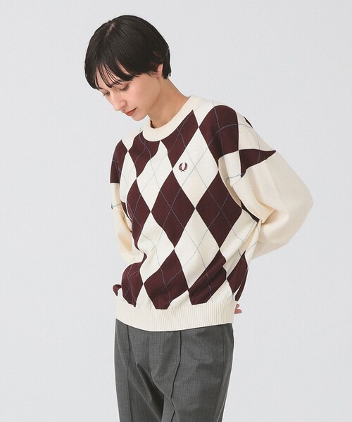 Fred Perry ニットセーター FRED PERRY ニット セーター 「FRED PERRY」WAFFLE STITCH