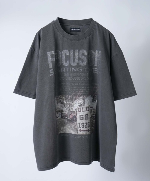 Vintage photo print T‑shirt — футболка с винтажным фотопринтом (Starting Over)