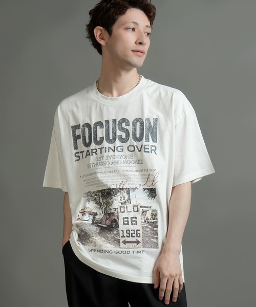 Starting Over(スターティングオーバー)の「【Starting Over/スターティングオーバー】vintage photo print T-shirt/ヴィンテージ フォトプリント ハードウォッシュ Tシャツ ワンポイント ブランドロゴ バックプリント(Tシャツ/カットソー・メンズ・ホワイト/ブラック・M/L)」の19枚目の写真