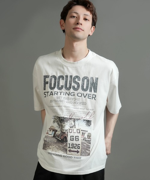 Starting Over(スターティングオーバー)の「【Starting Over/スターティングオーバー】vintage photo print T-shirt/ヴィンテージ フォトプリント ハードウォッシュ Tシャツ ワンポイント ブランドロゴ バックプリント(Tシャツ/カットソー・メンズ・ホワイト/ブラック・M/L)」の21枚目の写真