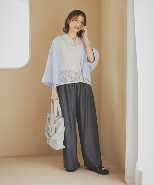 studio CLIP(スタディオクリップ)の「【人間工学に基づいて考えた!】からだよろこぶキルトトート&ショルダーバッグ(トートバッグ・レディース・ライトグリーン/グレー/ブラック・FREE)」の6枚目の写真