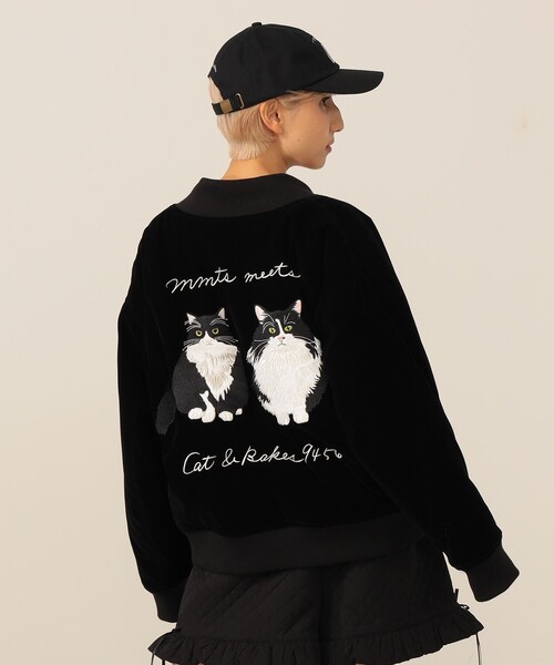 mmts(マミタス)の「【COLLABORATION】9456 / ブルゾン(ブルゾン・レディース・ブラック/レッド・MEDIUM/LARGE)」の1枚目の写真