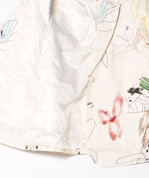 Desigual（デシグアル）の「アーティスティックプリント レギュラーフィットジャケット（テーラードジャケット・レディース・ホワイト・XL/L/M/S/XS）」の2枚目の写真