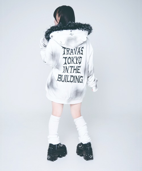 TRAVAS TOKYO/トラバス トーキョー』ファー付きくま耳ZIPパーカー