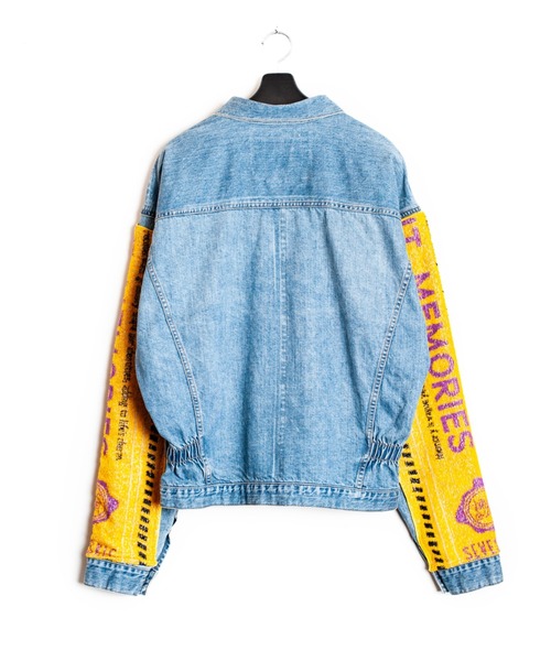 SEVESKIG（セヴシグ）の「SEVESKIG/セブシグ/袖切り替えDENIM JKT_JK-SV-NRS-1004（デニムジャケット・メンズ・ブラック/インディゴブルー・SMALL/MEDIUM/LARGE/X-LARGE）」の8枚目の写真