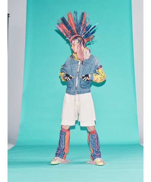 SEVESKIG（セヴシグ）の「SEVESKIG/セブシグ/袖切り替えDENIM JKT_JK-SV-NRS-1004（デニムジャケット・メンズ・ブラック/インディゴブルー・SMALL/MEDIUM/LARGE/X-LARGE）」の13枚目の写真