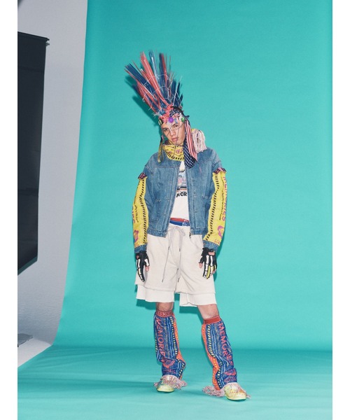 SEVESKIG（セヴシグ）の「SEVESKIG/セブシグ/袖切り替えDENIM JKT_JK-SV-NRS-1004（デニムジャケット・メンズ・ブラック/インディゴブルー・SMALL/MEDIUM/LARGE/X-LARGE）」の20枚目の写真