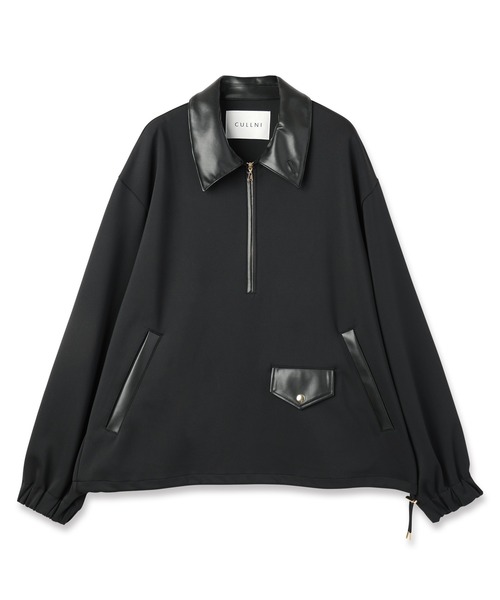 Double Cloth Half Zip Riders Pullover（ブルゾン）｜CULLNI（クルニ