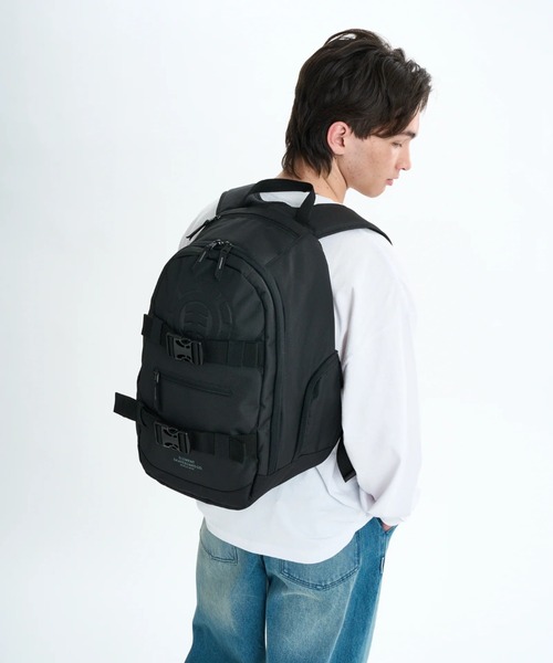 ELEMENT（エレメント）の「ELEMENT メンズ MOHAVE BPK バックパック/リュック 【2025年秋冬モデル】/エレメントスケートストラップ付きバックパック・リュックサック（バックパック/リュック・メンズ・キャメル/ブラック・FREE）」の15枚目の写真