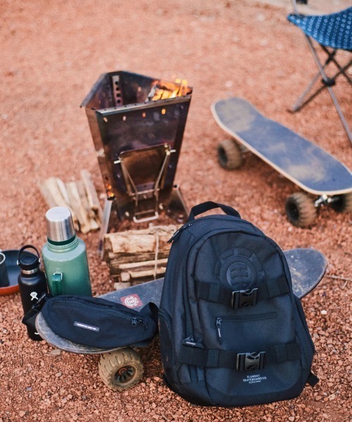 ELEMENT（エレメント）の「ELEMENT メンズ MOHAVE BPK バックパック/リュック 【2025年秋冬モデル】/エレメントスケートストラップ付きバックパック・リュックサック（バックパック/リュック・メンズ・キャメル/ブラック・FREE）」の22枚目の写真