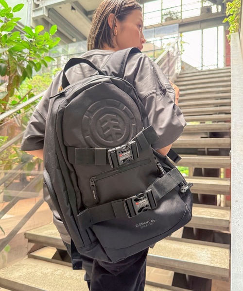 ELEMENT（エレメント）の「ELEMENT メンズ MOHAVE BPK バックパック/リュック 【2025年秋冬モデル】/エレメントスケートストラップ付きバックパック・リュックサック（バックパック/リュック・メンズ・キャメル/ブラック・FREE）」の21枚目の写真