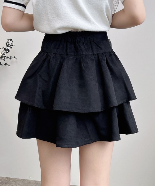 INGNI（イング）の「フェイクスエードフリルスカパン(セットアップ対応)（スカート・レディース・アイボリー/キャメル/ブラック・FREE）」の13枚目の写真