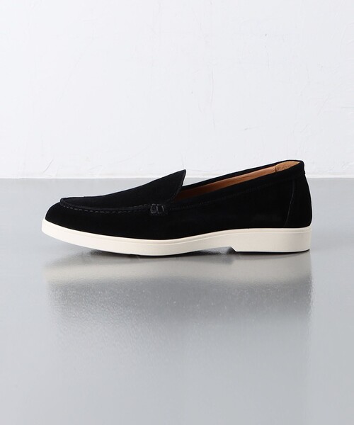 UNITED ARROWS(ユナイテッドアローズ)の「<IL MOCASSINO> NEW PIETRASANTA/スエードスリッポン(スリッポン・メンズ・ブラック・41)」の1枚目の写真
