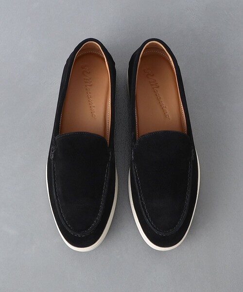 UNITED ARROWS(ユナイテッドアローズ)の「<IL MOCASSINO> NEW PIETRASANTA/スエードスリッポン(スリッポン・メンズ・ブラック・41)」の2枚目の写真