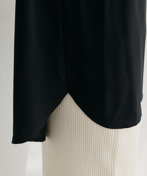 natural couture（ナチュラルクチュール）の「スキッパーフリル袖ブラウス（シャツ/ブラウス・レディース・ミント/ボルドー/ブラック/オフホワイト・FREE）」の20枚目の写真