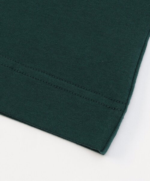 apres les cours(アプレレクール)の「襟付きユニフォーム風Tシャツ(Tシャツ/カットソー・キッズ・アイボリー/グリーン・90/100/110/120/130/80)」の8枚目の写真