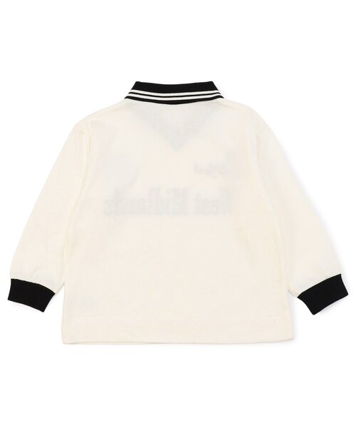 apres les cours(アプレレクール)の「襟付きユニフォーム風Tシャツ(Tシャツ/カットソー・キッズ・アイボリー/グリーン・90/100/110/120/130/80)」の11枚目の写真