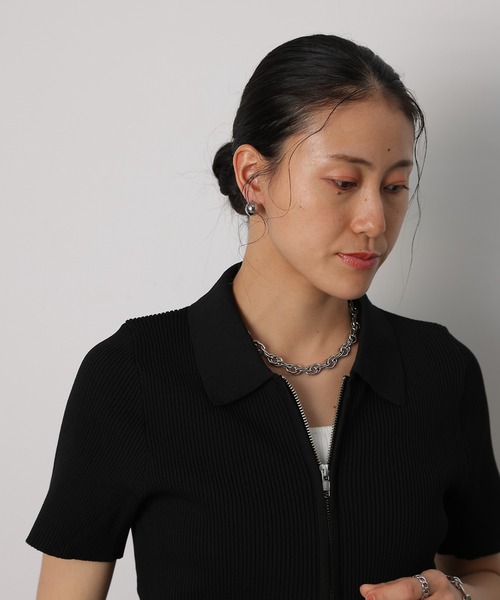 COLONY 2139(コロニートゥーワンスリーナイン)の「スフィアワンタッチピアス(ピアス(両耳用)・レディース・シルバー/ゴールド・FREE)」の6枚目の写真