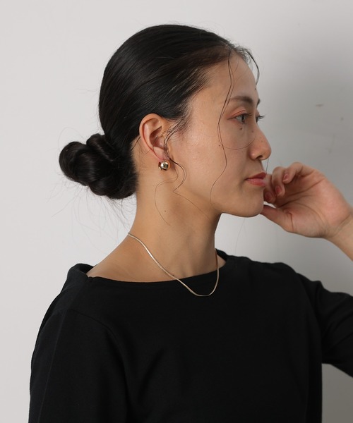 COLONY 2139(コロニートゥーワンスリーナイン)の「スフィアワンタッチピアス(ピアス(両耳用)・レディース・シルバー/ゴールド・FREE)」の11枚目の写真