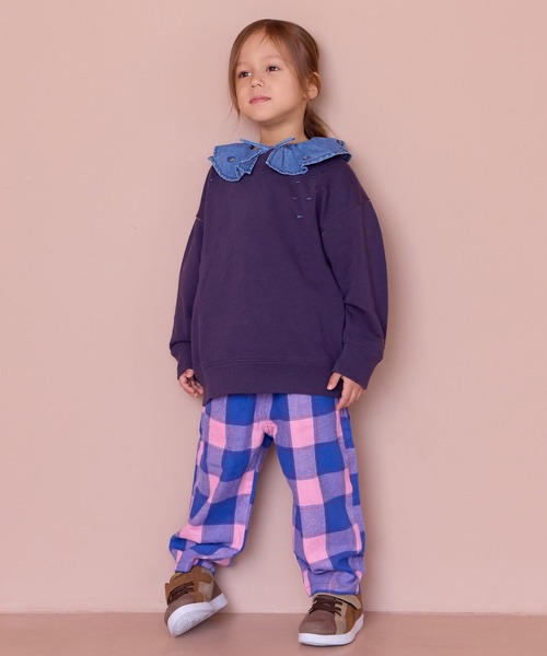 MARKEY'S(マーキーズ)の「デニムフリルカラーブラウス(シャツ/ブラウス・キッズ・ブルー系その他/ブラック系その他・90/100/110/120/130/140/150)」の21枚目の写真