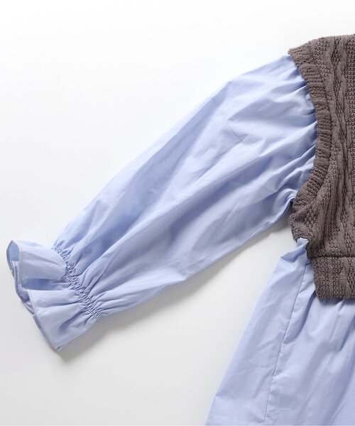 apres les cours（アプレレクール）の「【ジュニア対応】ニットソーセットアップ（セットアップ・キッズ・ブラック/ベージュ/グレー・140/130/120/110/100/90/80）」の10枚目の写真