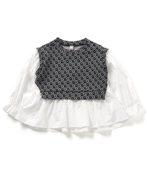 apres les cours（アプレレクール）の「【ジュニア対応】ニットソーセットアップ（セットアップ・キッズ・ブラック/ベージュ/グレー・140/130/120/110/100/90/80）」の19枚目の写真