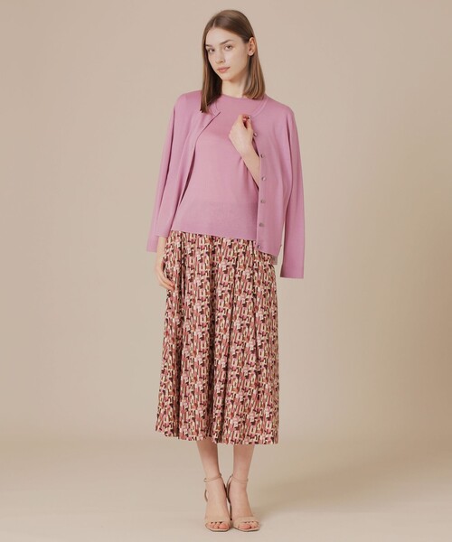 MACKINTOSH LONDON(マッキントッシュ ロンドン)の「カシミヤブレンドソフトニットカーディガン(カーディガン/ボレロ・レディース・グレー/ブラック/ピンク系その他2・38)」の6枚目の写真