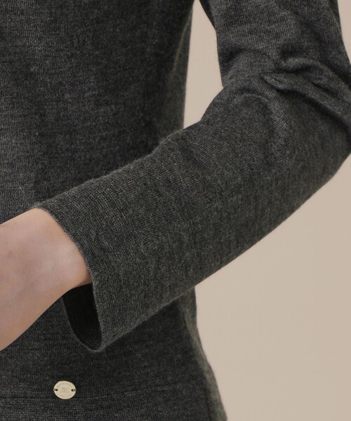 MACKINTOSH LONDON(マッキントッシュ ロンドン)の「カシミヤブレンドソフトニットカーディガン(カーディガン/ボレロ・レディース・グレー/ブラック/ピンク系その他2・38)」の10枚目の写真