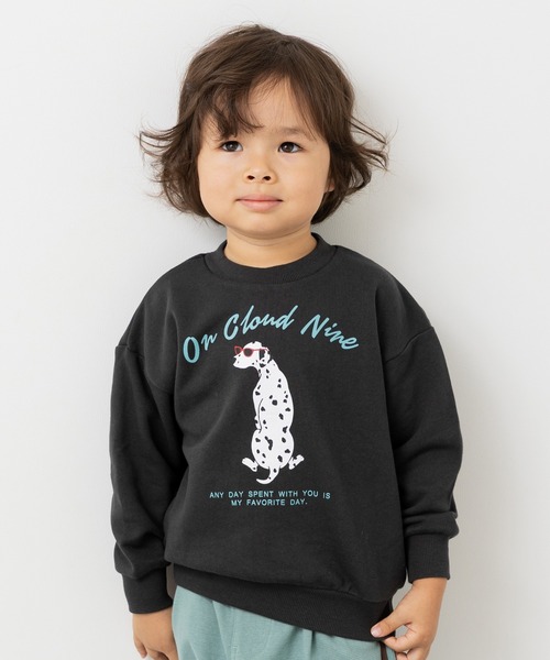 JAM & LINK（ジャムアンドリンク）の「BIGシルエット プリント裏毛トレーナー（スウェット・キッズ・J/C/E/D/H/A/F/L/K/I/G/B・130/120/110/100/140/160/150）」の3枚目の写真