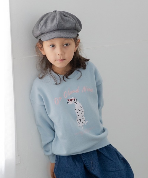 JAM & LINK（ジャムアンドリンク）の「BIGシルエット プリント裏毛トレーナー（スウェット・キッズ・J/C/E/D/H/A/F/L/K/I/G/B・130/120/110/100/140/160/150）」の4枚目の写真