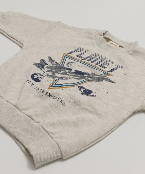 JAM & LINK（ジャムアンドリンク）の「BIGシルエット プリント裏毛トレーナー（スウェット・キッズ・J/C/E/D/H/A/F/L/K/I/G/B・130/120/110/100/140/160/150）」の22枚目の写真