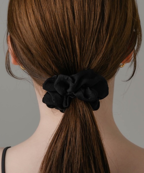 muku（ムク）の「CHOUCHOU/Ribbon（シュシュ・レディース・ブラック・FREE）」の12枚目の写真