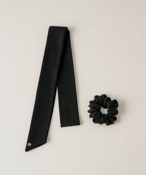 muku（ムク）の「CHOUCHOU/Ribbon（シュシュ・レディース・ブラック・FREE）」の13枚目の写真