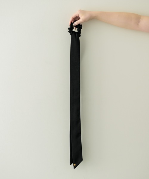 muku（ムク）の「CHOUCHOU/Ribbon（シュシュ・レディース・ブラック・FREE）」の15枚目の写真