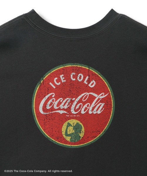 Coca Cola（コカコーラ）の「【Coca-Cola】VIS別注フォト＆ロゴプリントアソートTシャツ（Tシャツ/カットソー・レディース・チャコールグレー/ピンク/ホワイト・FREE）」の9枚目の写真
