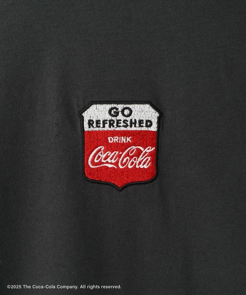 Coca Cola（コカコーラ）の「【Coca-Cola】VIS別注フォト＆ロゴプリントアソートTシャツ（Tシャツ/カットソー・レディース・チャコールグレー/ピンク/ホワイト・FREE）」の10枚目の写真