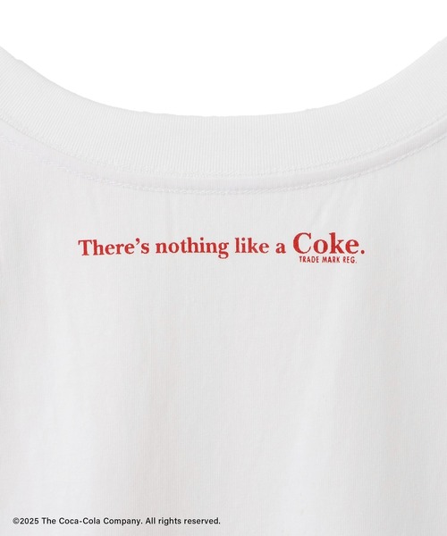 Coca Cola（コカコーラ）の「【Coca-Cola】VIS別注フォト＆ロゴプリントアソートTシャツ（Tシャツ/カットソー・レディース・チャコールグレー/ピンク/ホワイト・FREE）」の15枚目の写真