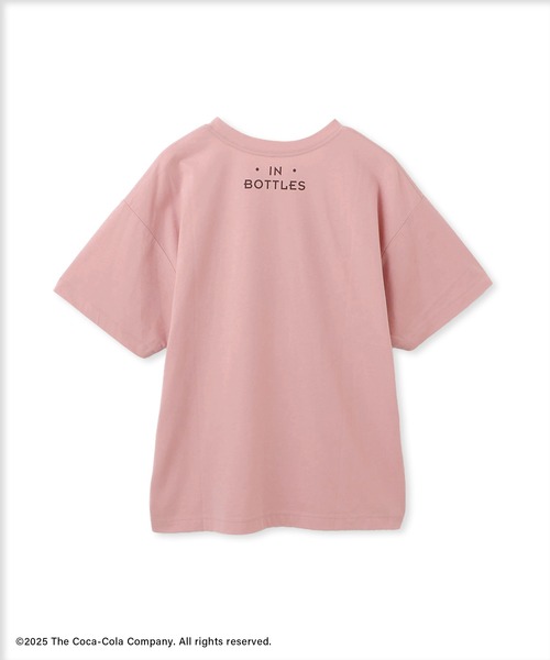 Coca Cola（コカコーラ）の「【Coca-Cola】VIS別注フォト＆ロゴプリントアソートTシャツ（Tシャツ/カットソー・レディース・チャコールグレー/ピンク/ホワイト・FREE）」の18枚目の写真