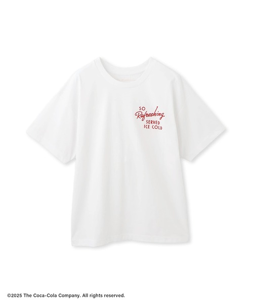 Coca Cola（コカコーラ）の「【Coca-Cola】VIS別注フォト＆ロゴプリントアソートTシャツ（Tシャツ/カットソー・レディース・チャコールグレー/ピンク/ホワイト・FREE）」の13枚目の写真