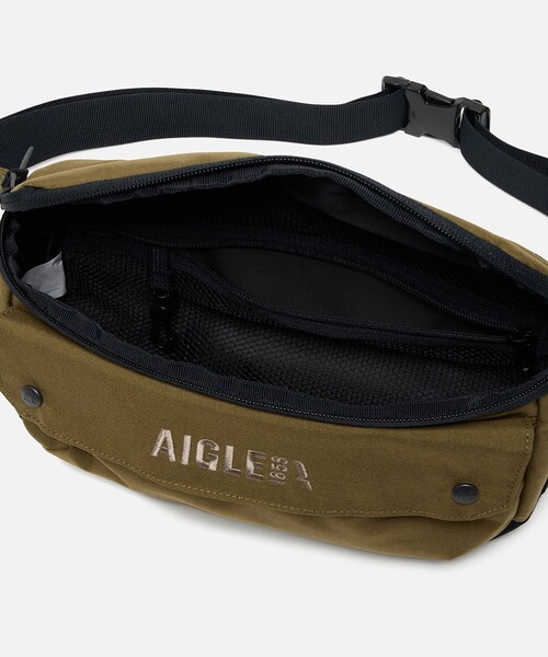 AIGLE（エーグル）の「撥水 ハイキング クロスボディバッグ（ボディバッグ/ウエストポーチ・レディース・カーキ/ブラック・FREE）」の19枚目の写真