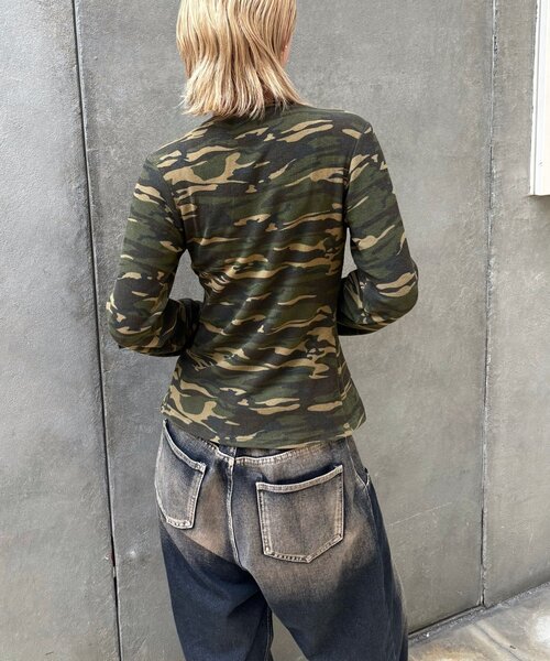 WHO'S WHO gallery(フーズフーギャラリー)の「ナローカーディガン(カーディガン/ボレロ・レディース・ブラウン/カーキ・FREE)」の12枚目の写真