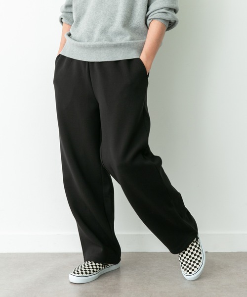 URBAN RESEARCH Sonny Label（アーバンリサーチサニーレーベル）の「リラックスワイドスウェットパンツ（その他パンツ・メンズ・ブラック/グレー系その他・MEDIUM/LARGE）」の2枚目の写真