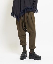 gomme | ウォームPツイル　ダブルヘムサルエル(その他パンツ)