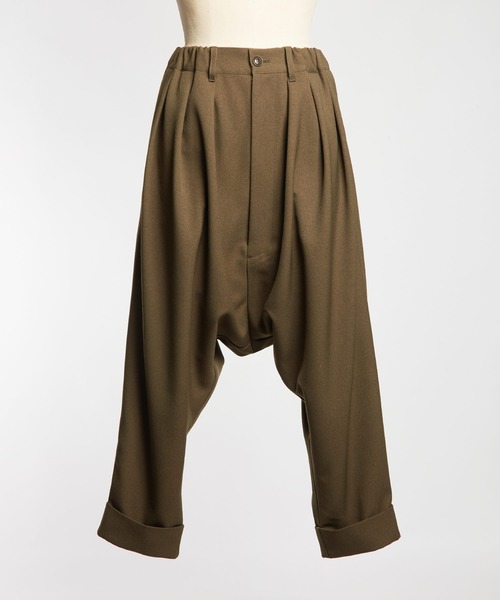 gomme（ゴム）の「ウォームPツイル　ダブルヘムサルエル（その他パンツ・レディース・ブラック/カーキ/パープル・MEDIUM）」の11枚目の写真