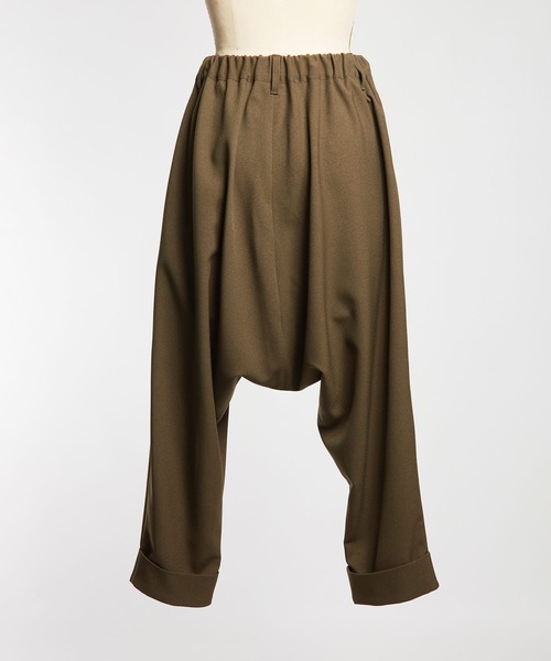 gomme（ゴム）の「ウォームPツイル　ダブルヘムサルエル（その他パンツ・レディース・ブラック/カーキ/パープル・MEDIUM）」の13枚目の写真