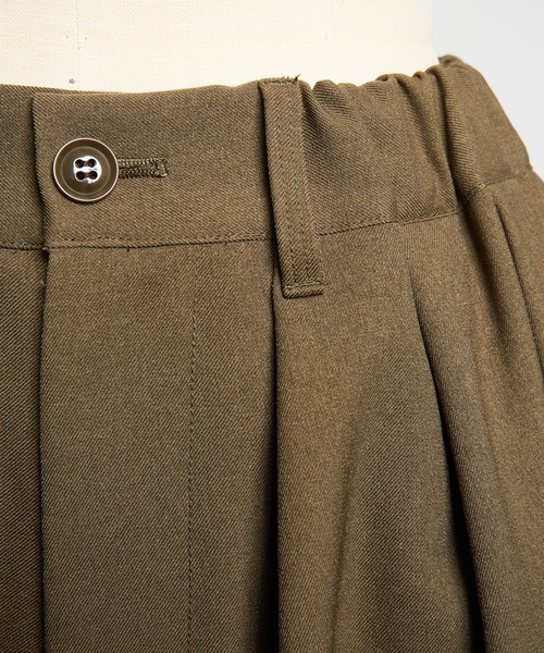 gomme（ゴム）の「ウォームPツイル　ダブルヘムサルエル（その他パンツ・レディース・ブラック/カーキ/パープル・MEDIUM）」の16枚目の写真