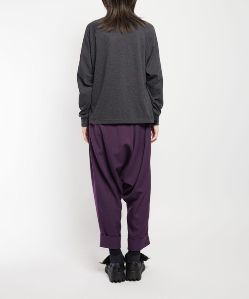 gomme（ゴム）の「ウォームPツイル　ダブルヘムサルエル（その他パンツ・レディース・ブラック/カーキ/パープル・MEDIUM）」の21枚目の写真